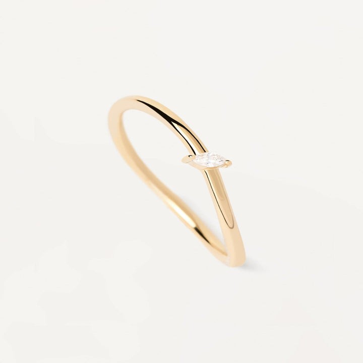 PDPaola Rings PDPaola Leaf Gold Ring Brand