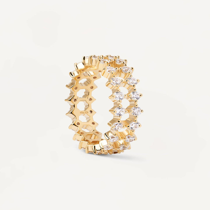 PDPaola Rings PDPaola Slim Dumbo Gold Ring Brand