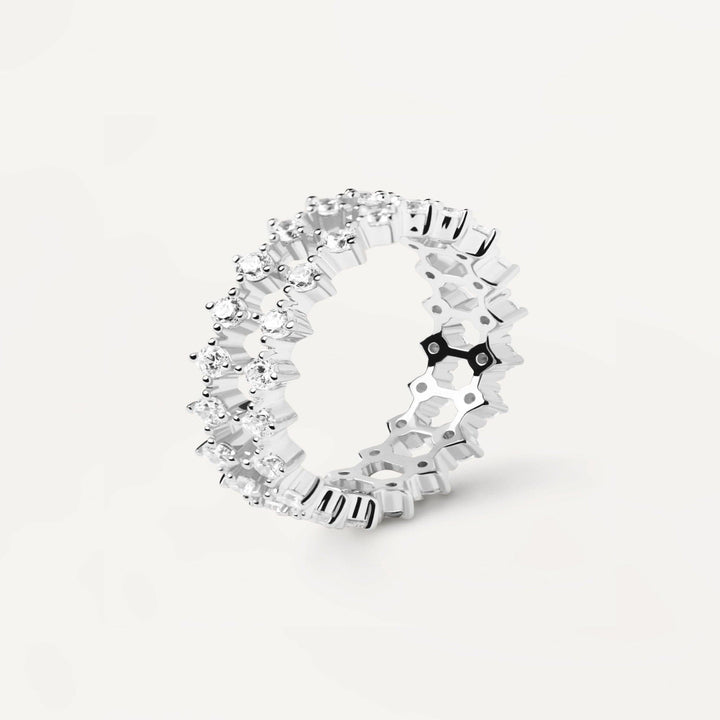 PDPaola Rings PDPaola Slim Dumbo Silver Ring Brand