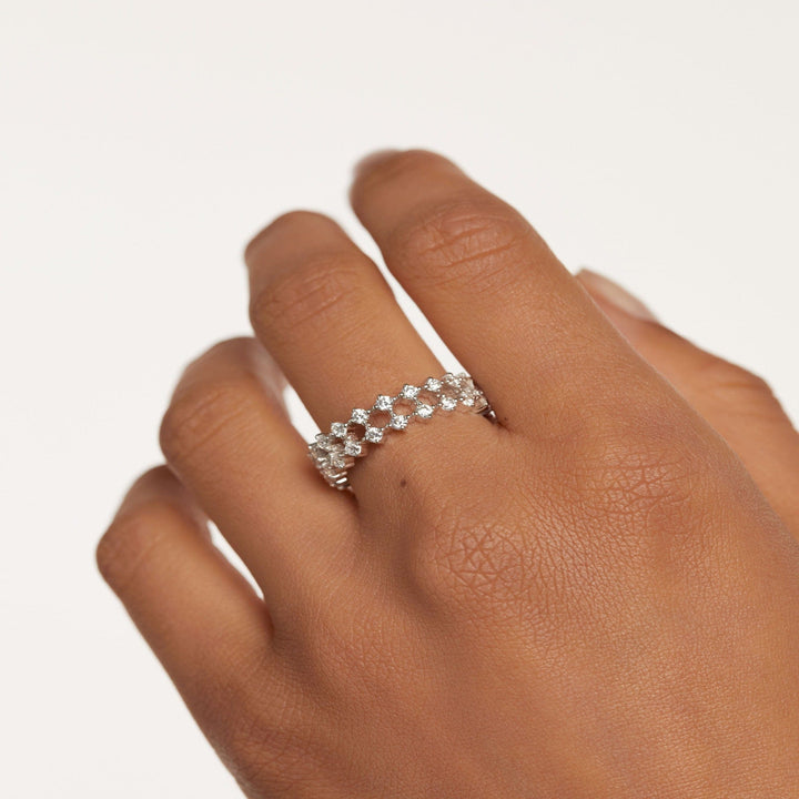 PDPaola Rings PDPaola Slim Dumbo Silver Ring Brand