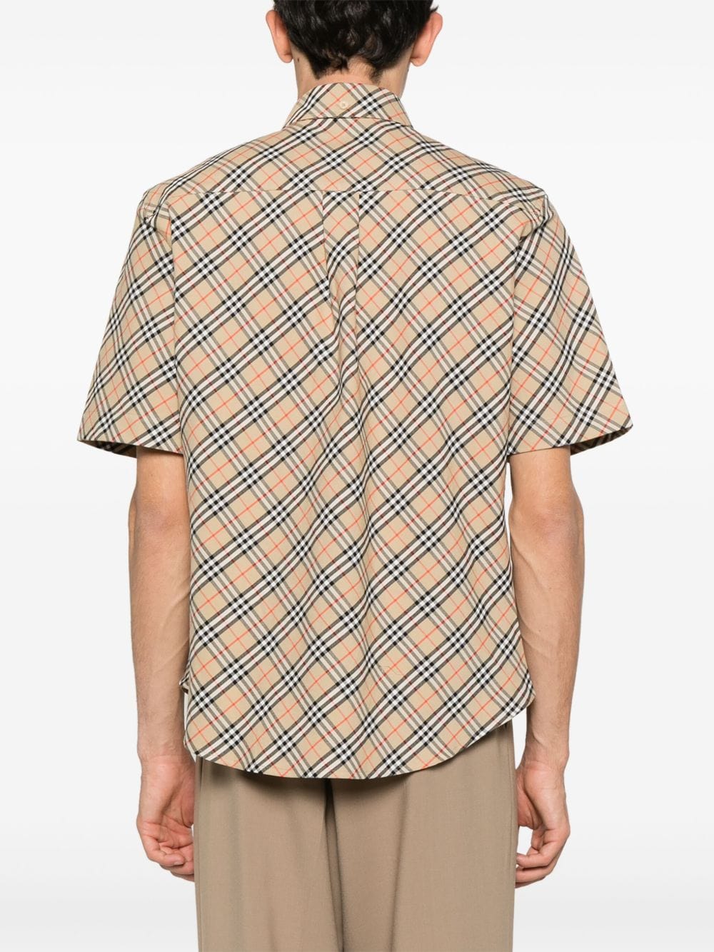 Burberry Shirts XL Burberry Shirt Beige Burberry light brown short-sleeve shirt with button-down collar. Brand