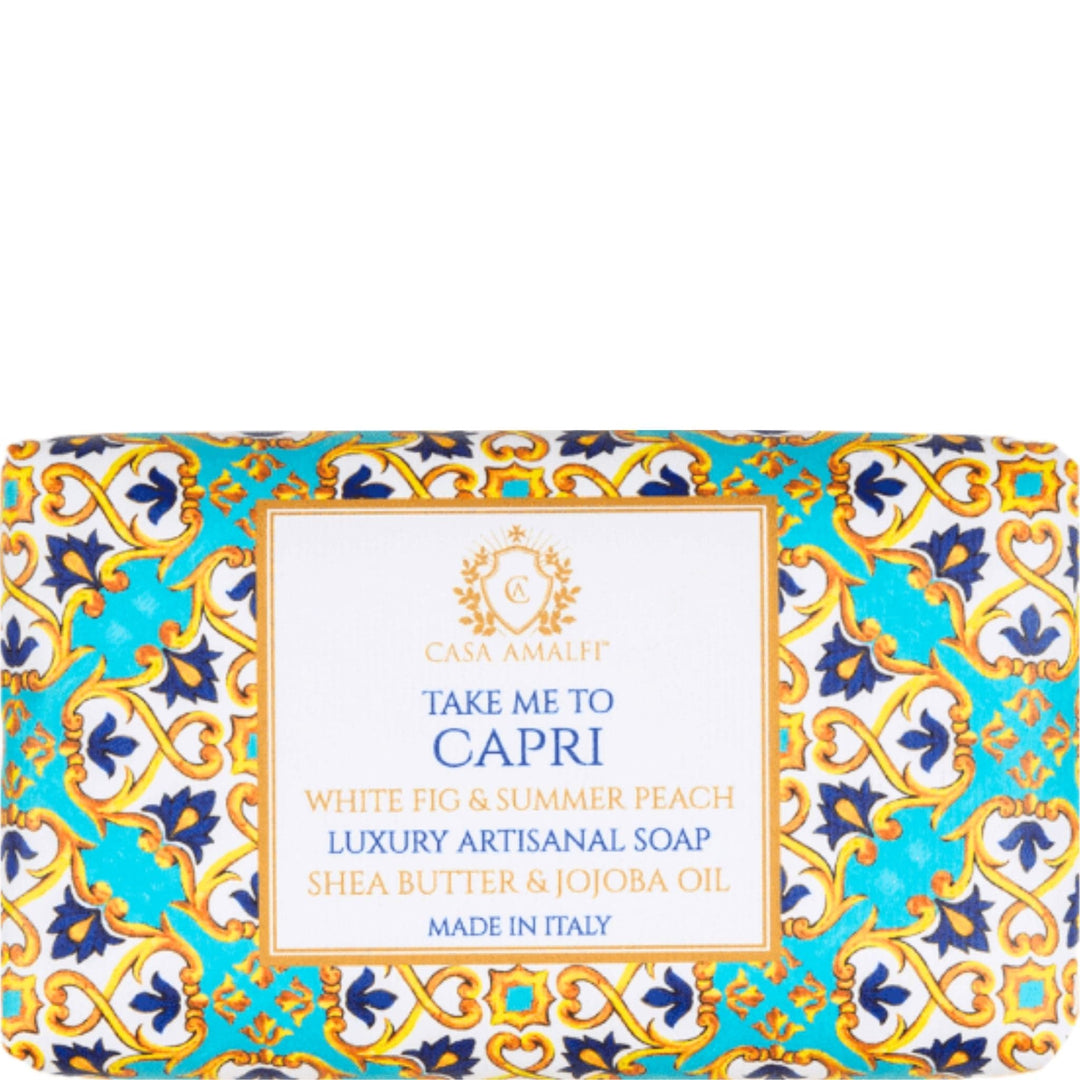 Casa Amalfi Single Body Soap Casa Amalfi Take Me To Capri Body Soap - White Fig & Ivy 150g Take Me To Capri Body Soap 100% vegan  Brand