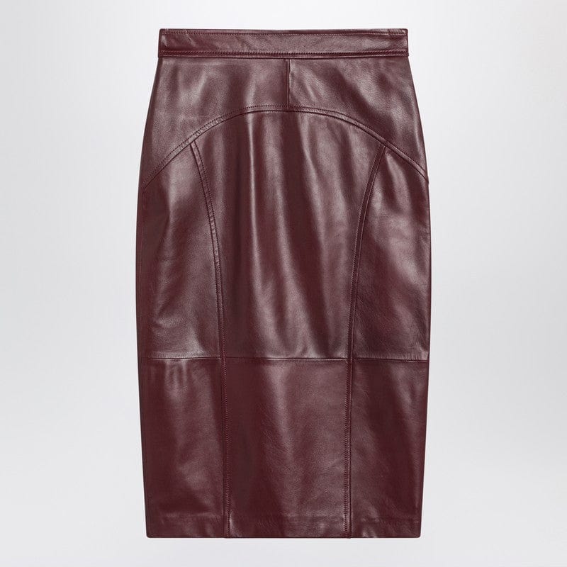 Max Mara Studio Skirts Max Mara Studio Bordeaux pencil skirt in nappa leather Max Mara Studio Bordeaux pencil skirt in nappa leather Brand