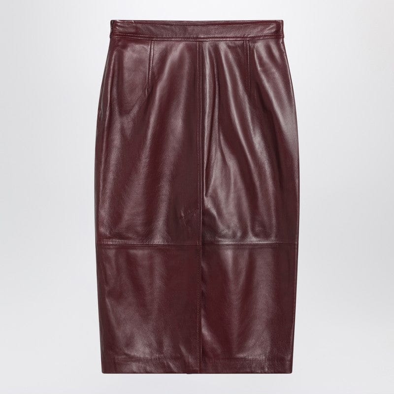 Max Mara Studio Skirts Max Mara Studio Bordeaux pencil skirt in nappa leather Max Mara Studio Bordeaux pencil skirt in nappa leather Brand