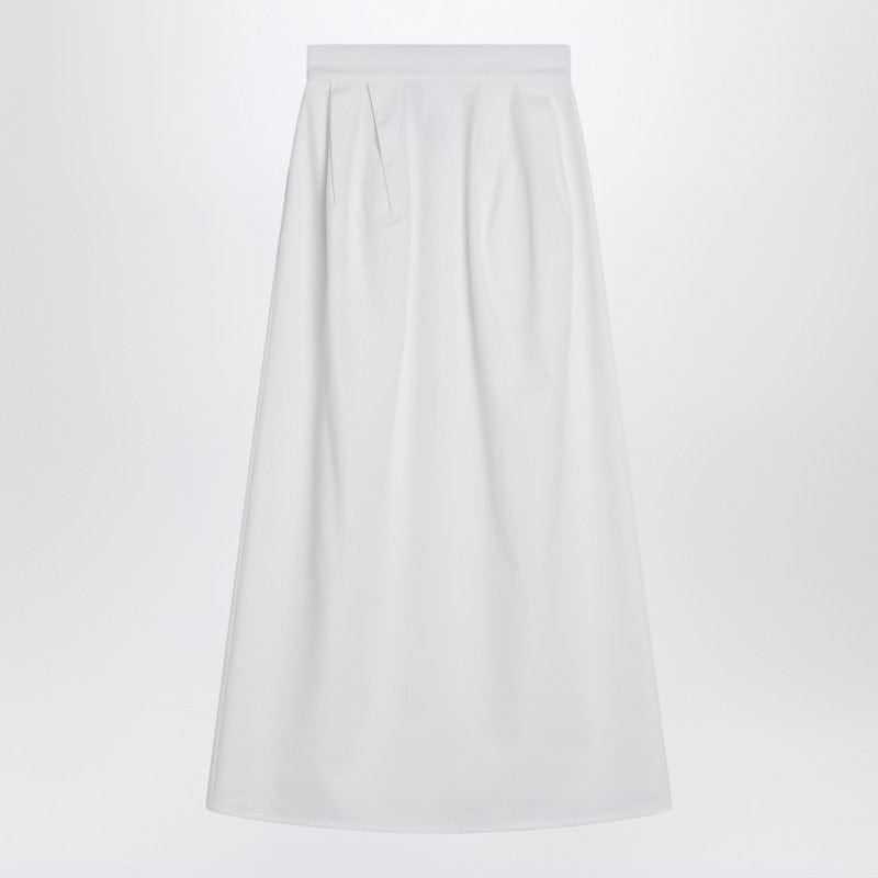 Max Mara Skirts 44 Max Mara Wide white gabardine skirt Max Mara Wide white gabardine skirt Brand