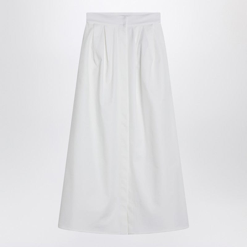 Max Mara Skirts 44 Max Mara Wide white gabardine skirt Max Mara Wide white gabardine skirt Brand