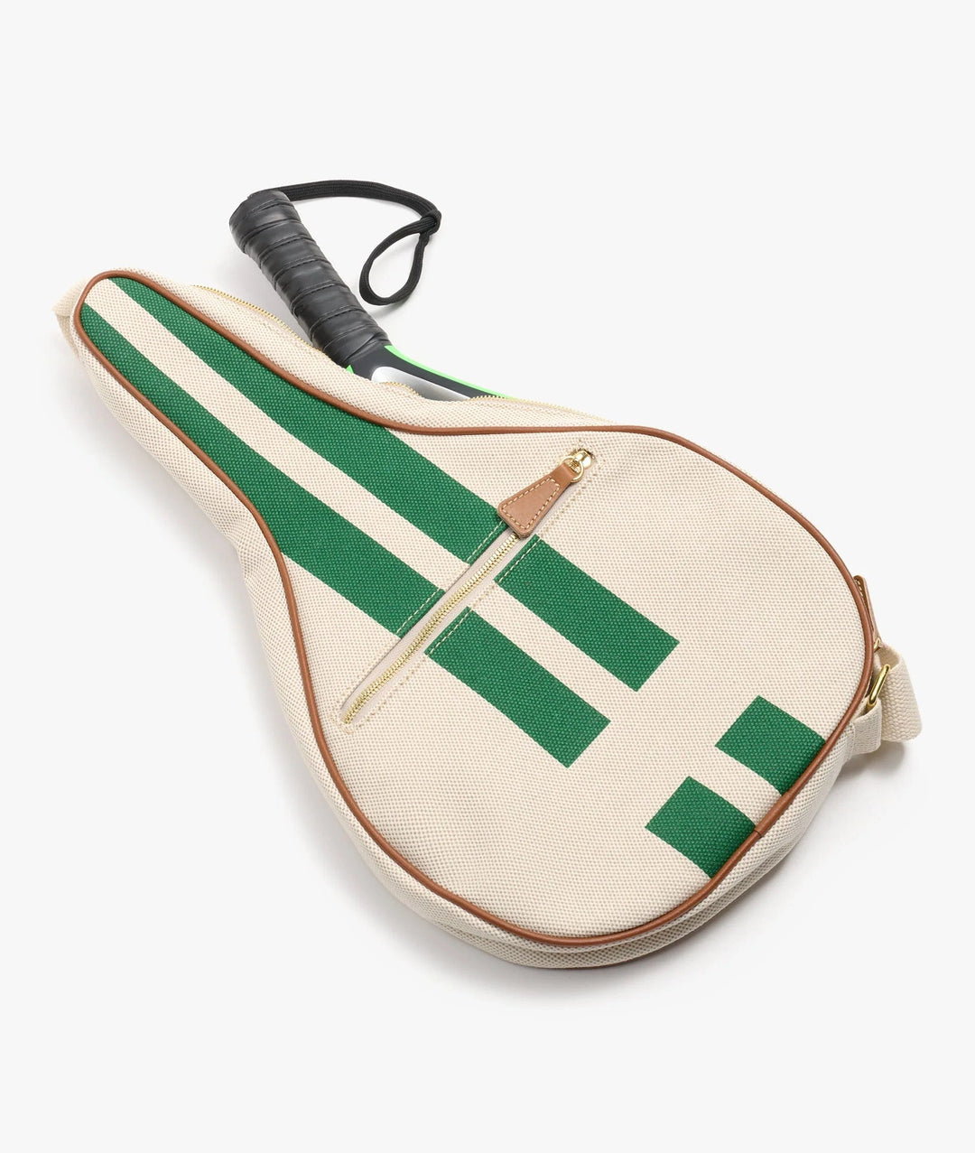 MyStyleBags Tennis Racket Holder My Style Bags Padel Racket Holder Green Stripes My Style Bags The go To Padel Racket Holder Green Stripes Brand