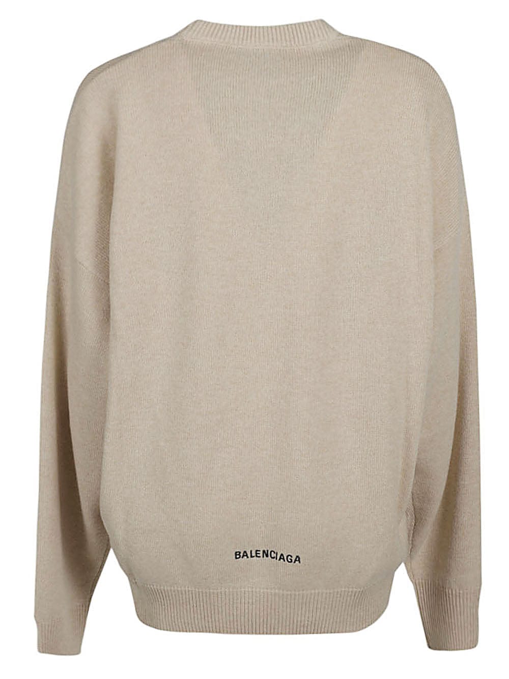 Balenciaga Topwear Balenciaga Sweaters Beige Balenciaga Sweaters Beige Brand