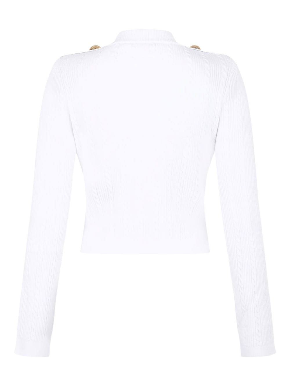 Balmain Topwear Balmain Sweaters White Balmain Sweaters White Brand