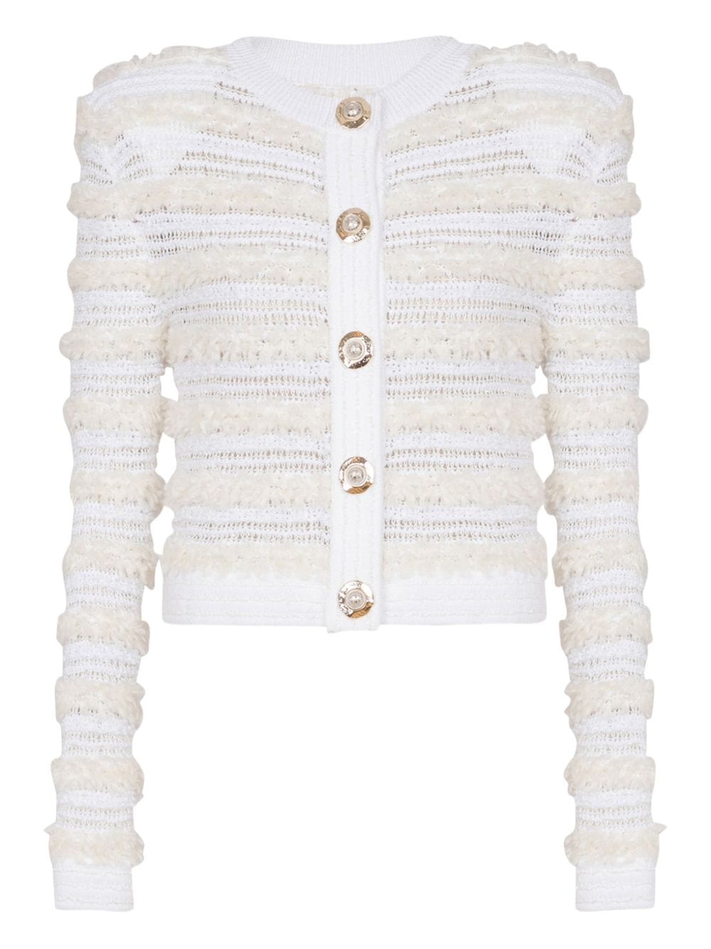 Balmain Topwear Balmain Sweaters White Balmain Sweaters White Brand