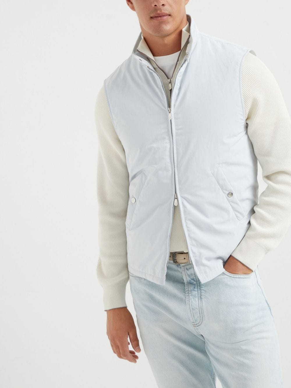 Brunello Cucinelli Topwear 46 Brunello Cucinelli Sweaters Grey Brunello Cucinelli Sweaters Grey Brand