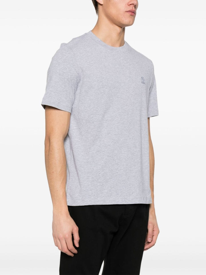 Brunello Cucinelli Topwear S Brunello Cucinelli T-shirts and Polos Grey Brunello Cucinelli T-shirts and Polos Grey Brand