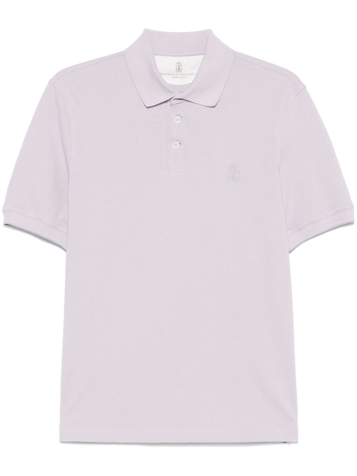 Brunello Cucinelli Topwear Brunello Cucinelli T-shirts and Polos Purple Brunello Cucinelli T-shirts and Polos Purple Brand