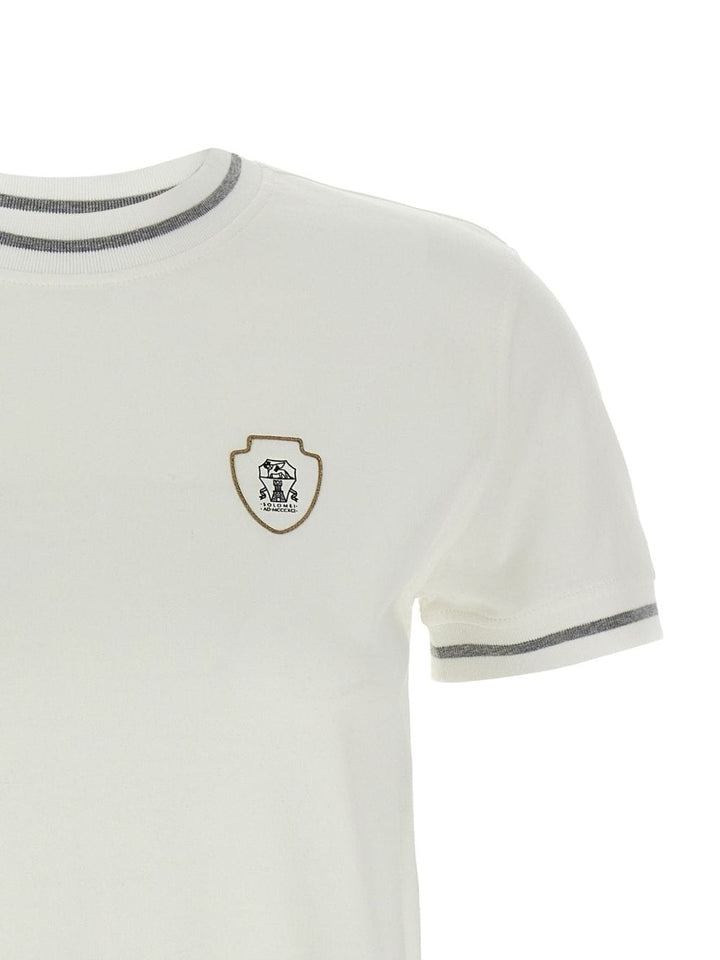 Brunello Cucinelli Topwear Brunello Cucinelli T-shirts and Polos White Brunello Cucinelli T-shirts and Polos White Brand