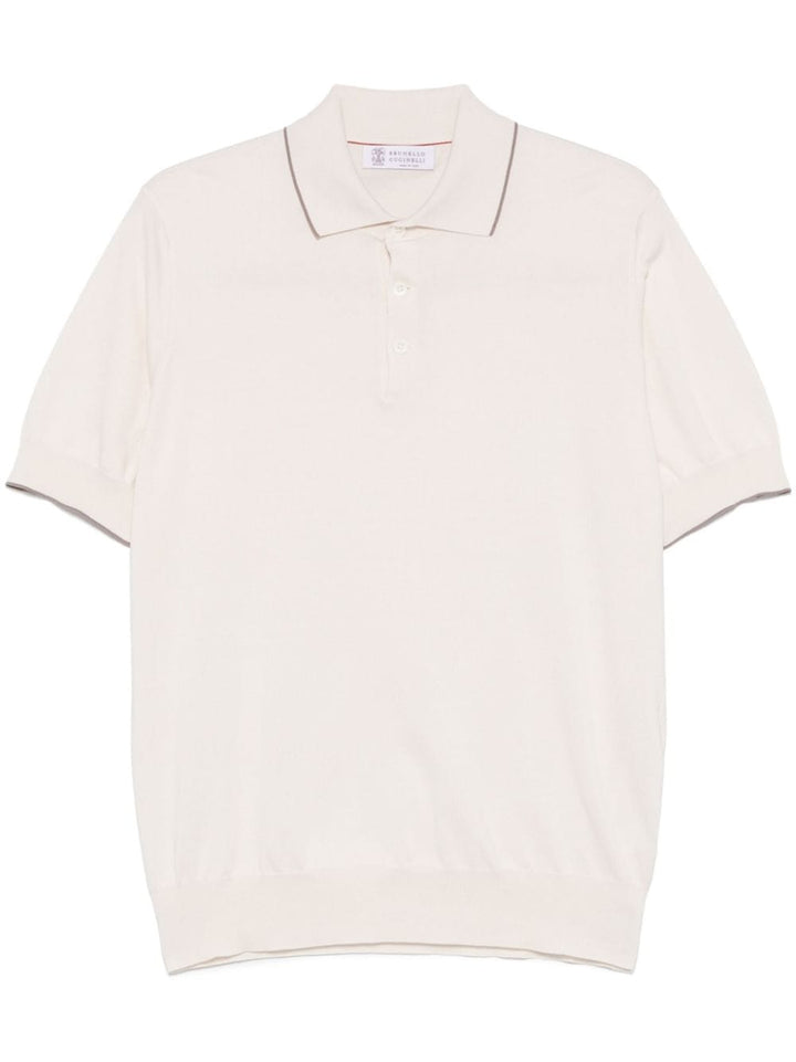 Brunello Cucinelli Topwear 46 Brunello Cucinelli T-shirts and Polos White Brunello Cucinelli T-shirts and Polos White Brand