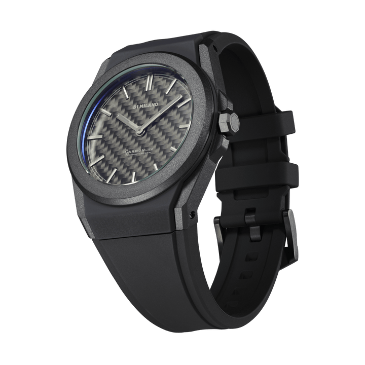 D1 Milano Watch D1 Milano Carbonlite Carbon 40.5mm Watch Brand