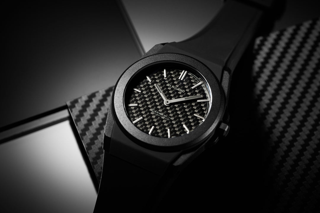 D1 Milano Watch D1 Milano Carbonlite Carbon 40.5mm Watch Brand