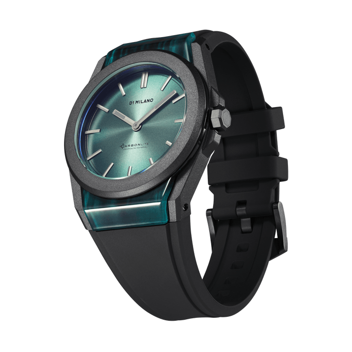 D1 Milano Watch D1 Milano Carbonlite Green 40.5mm Watch Brand