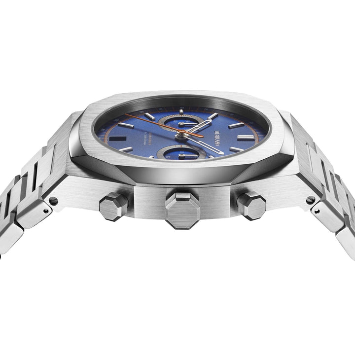 D1 Milano Watch D1 Milano Royal Blue Cronografo Watch Brand