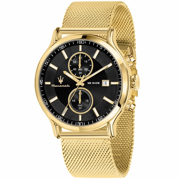 Maserati Watch Maserati Epoca Gold Chronograph Maserati Epoca Gold Chronograph Watch For Men's I Luxury for Free Shipping Brand