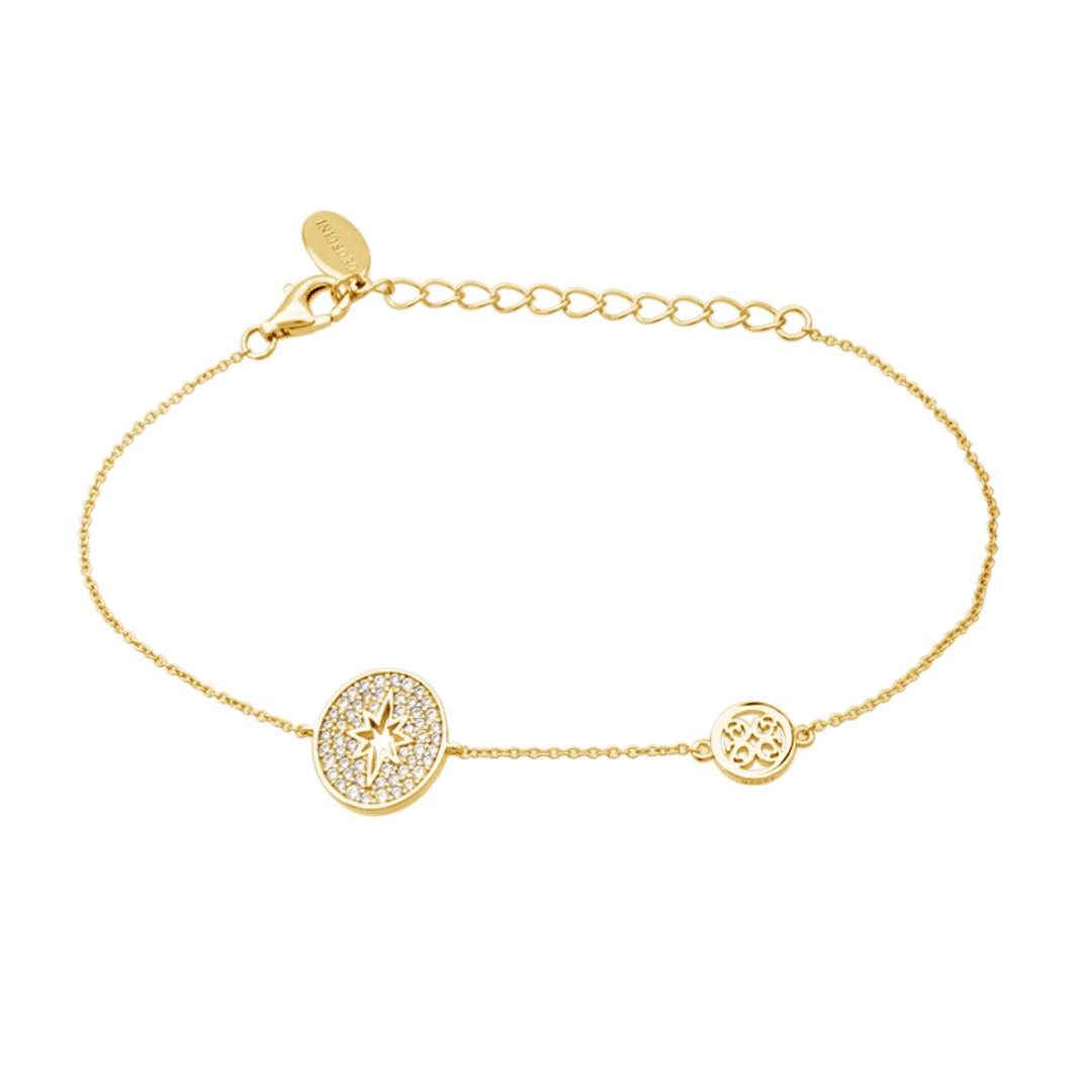 Georgini Bracelet Georgini A Christmas Journey Follow The Star Bracelet Gold Brand