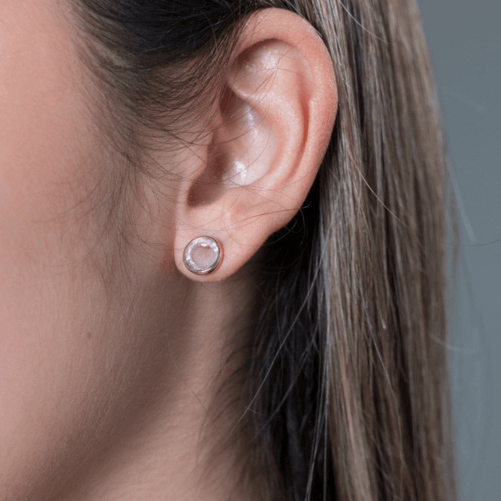 Georgini Earring Georgini Noel Nights Sliced Stone Earrings Rose Gold Brand