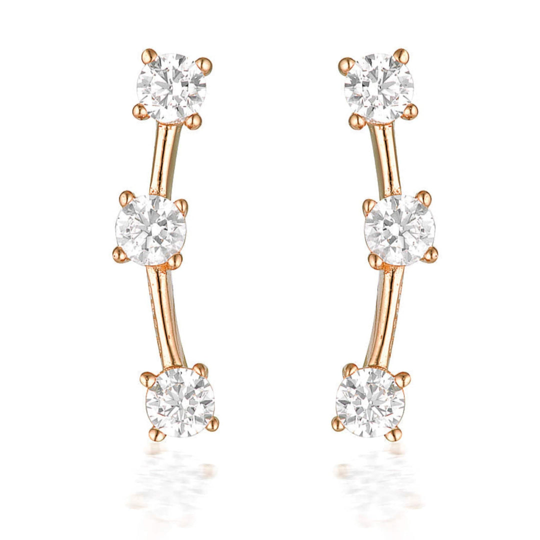 Georgini Earring Georgini Noel Nights Tinsel Earrings Rose Gold Brand